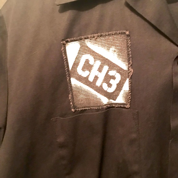 Channel 3 button up punk shirt - Picture 1 of 7